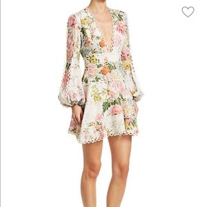 Zimmermann Heathers flounce mini dress US8
